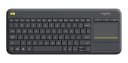 Teclado Inalámbrico Con Touchpad K400 Plus Logitech Color del teclado 1