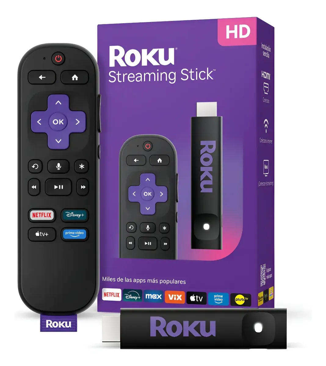Roku Streaming Stick 2025 Dispositivo Streaming Hd Para Tv