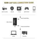 Capturadora Hdmi Full Hd 60 Fps Usb 3.0 Streaming Grabacion 3