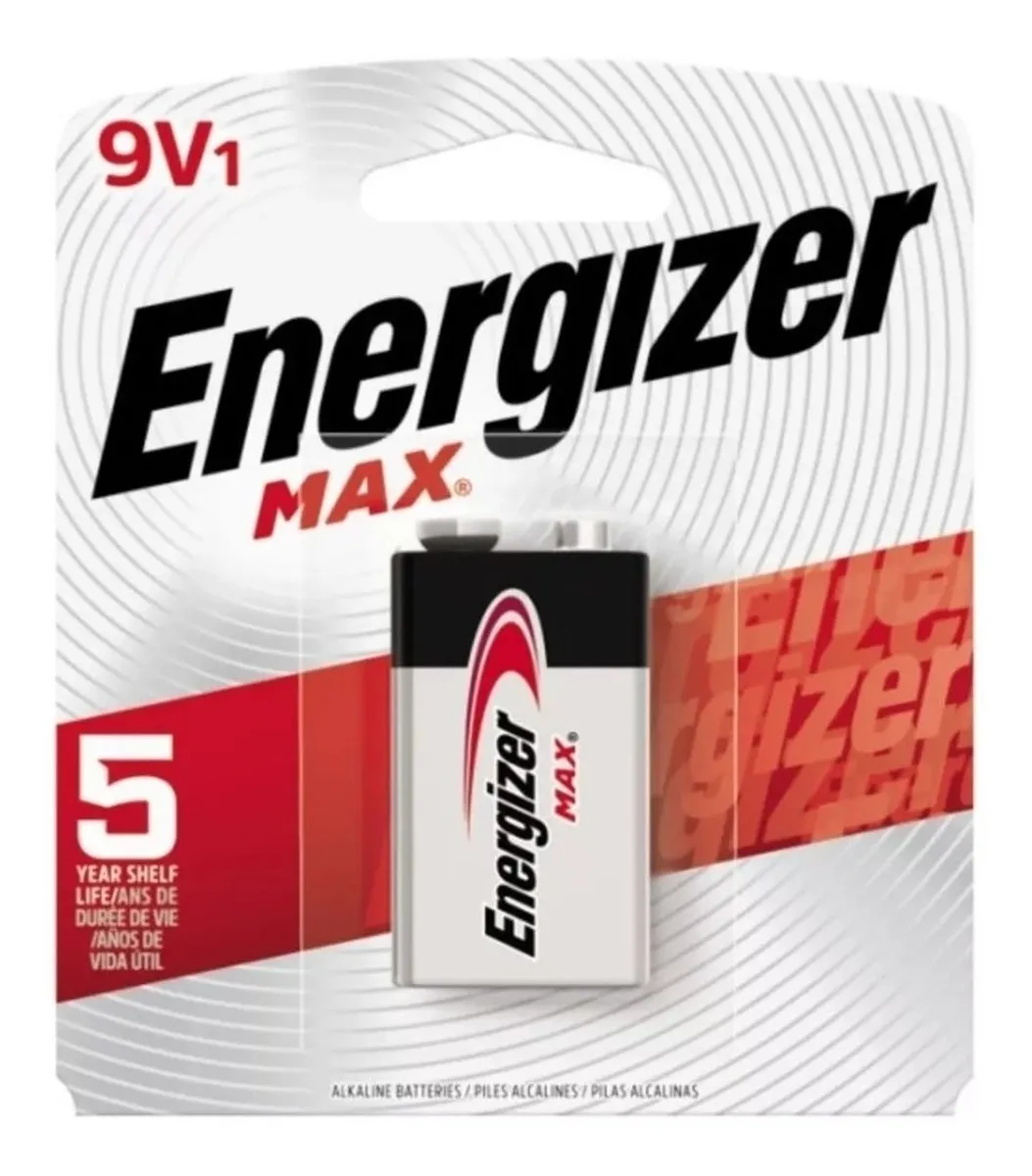 Bateria Alcalina 9v Energizer Max 522 - Blister X 1 Unidad