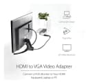 Cable Adaptador Hdmi A Vga Conversor 1080p Para Pc Notebook 3