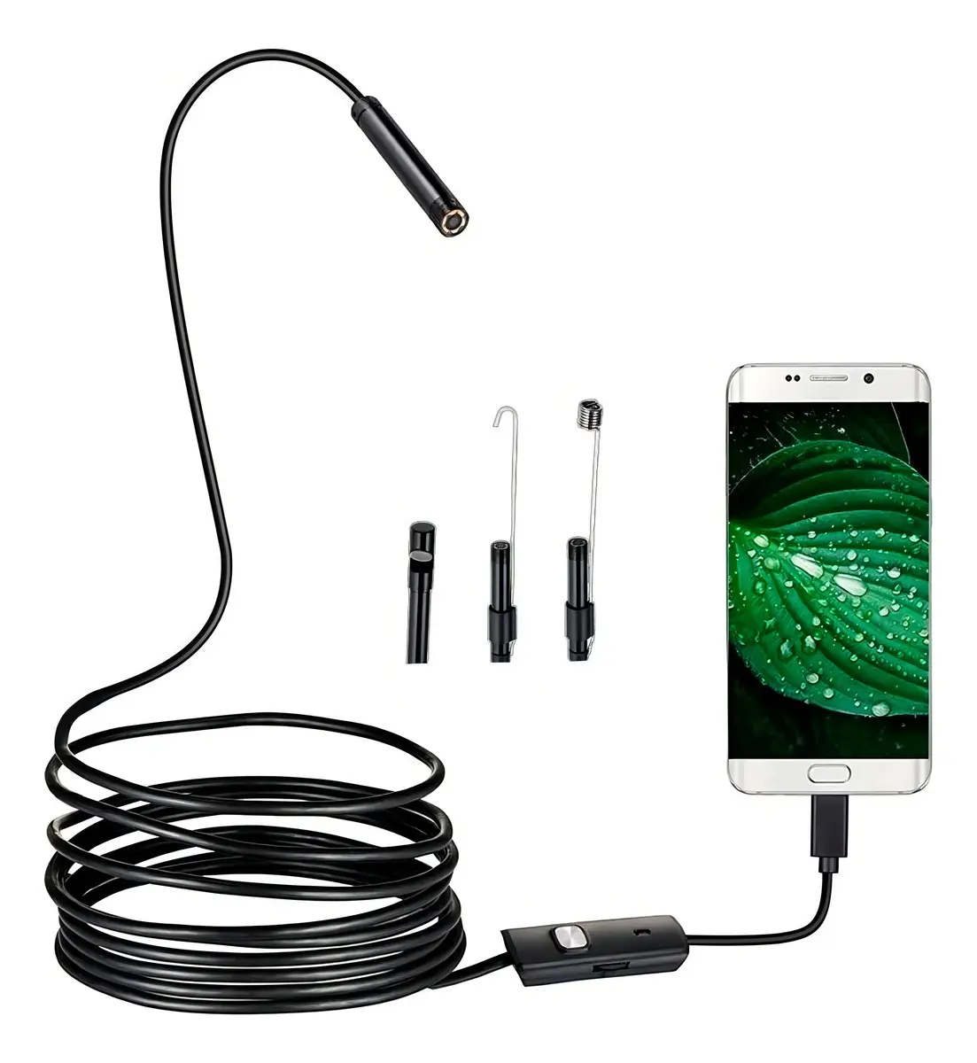 Camara Boroscopio Endoscopio Usb Tipo C Android Pc 5 Metros